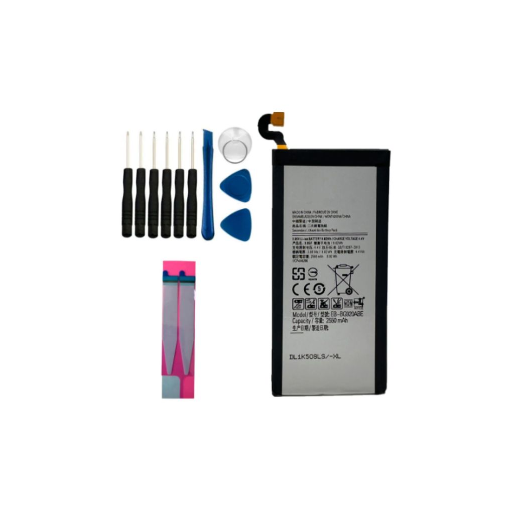 Kit Ferramenta + Bateria EB-BG920ABE Compativel Galaxy S6 Flat G920