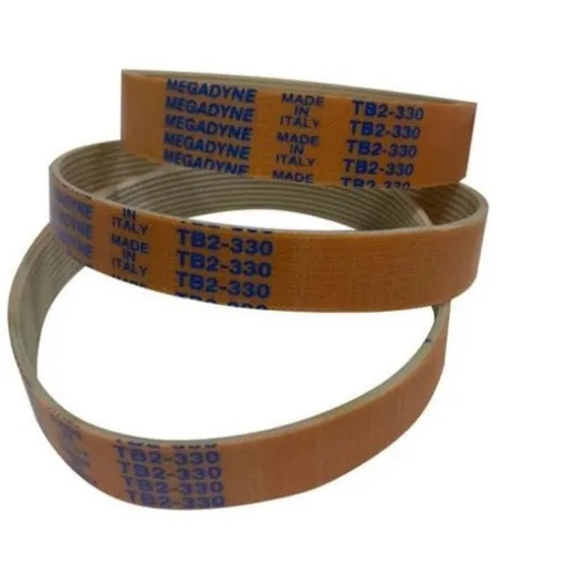 Courroie D'entraînement Megadyne TB2-330 - 7 Nervures - Longueur 330 Mm - Pour Robot Ménager, Trancheuse