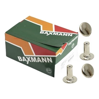 1000 Rebite Completo Nº 5 Baxmann (1000 cabeças + 1000 pés)
