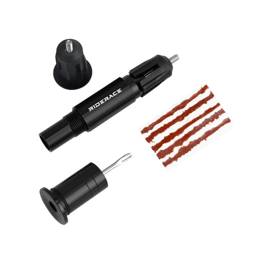 Ferramenta Remendo Reparo de Pneu Bike com Tampa Plug de Guidão - Riderace