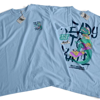 Camiseta Self Dinosaur Ready To Skate Skate Rule Style