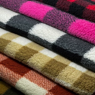 Tecido Sherpa Estampada 1,0 x 1,50 Tecido De Inverno Pele De Carneiro 100% Poliéster