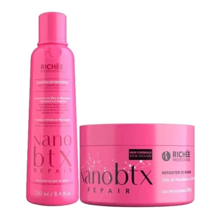 Richée Nano Btx Kit Anti Resíduos 250ml + Repositor 250g