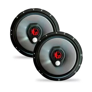 Kit Auto Falante Triaxial Bomber 6 Bbr6 6 Pol. 100w Rms Som Porta Carro