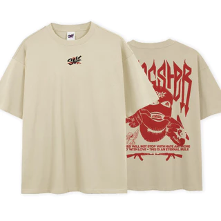 Camiseta Oversized Self Gangster Streetwear Moda Estilo De Rua Novo!
