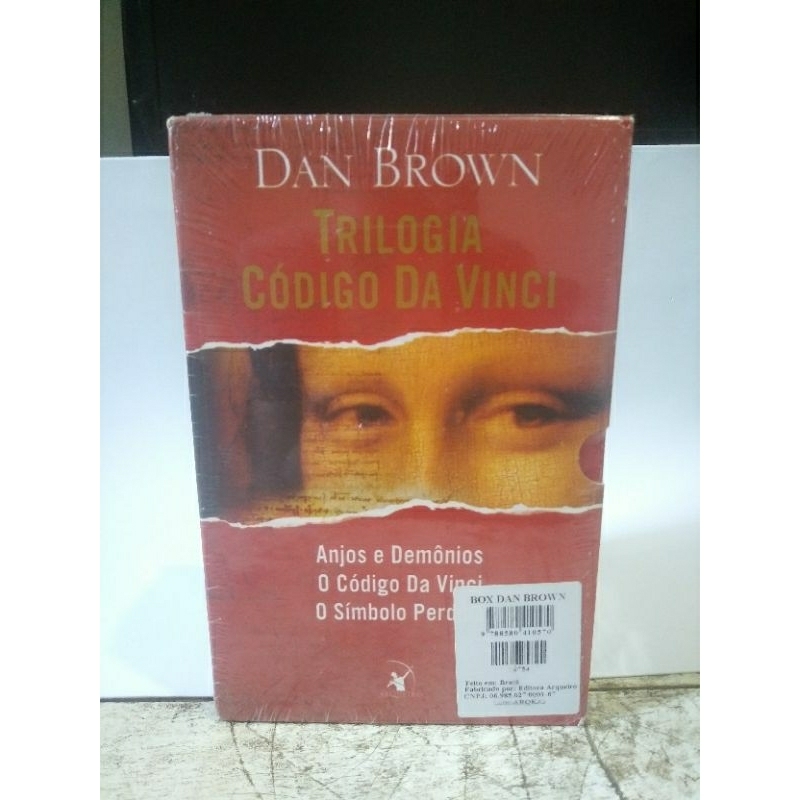 Box com os Livros da Trilogia Código Da Vinci. Dan Brown. Lacrado ...