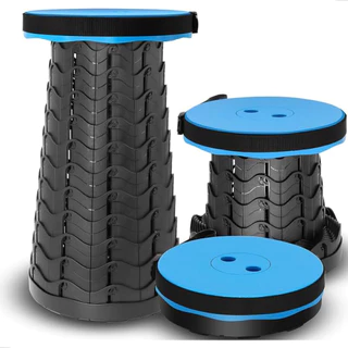 Banqueta Portátil 150kg Banco Retrátil Banquinho com Alça Telescópica