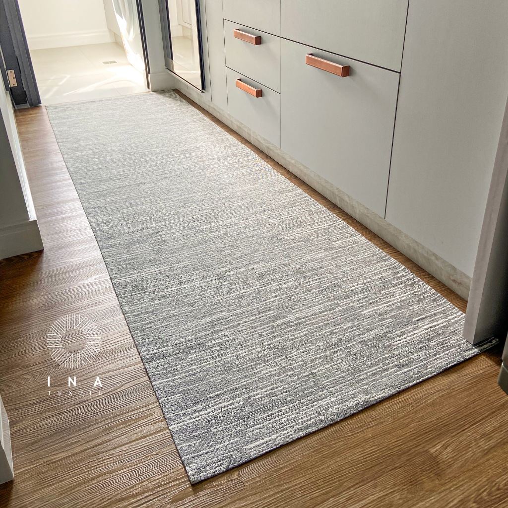 Tapete Passadeira 3,00x70 Antiderrapante Cozinha Quarto Corredor Decoração Luxo Algodão