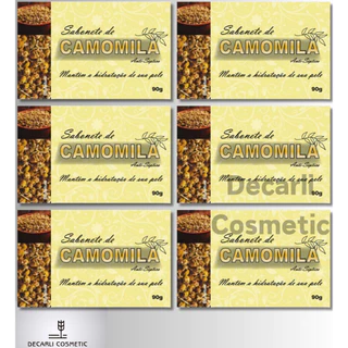 6 UN Sabonete Barra de Camomila 90g - Bionature