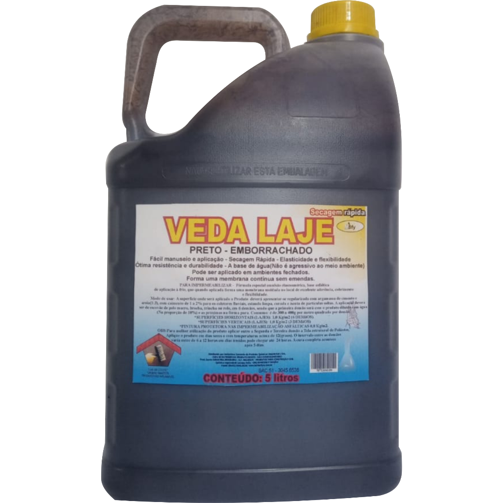 Manta Líquida Veda Laje extra forte Impermeabilizante 5 litros | Shopee ...