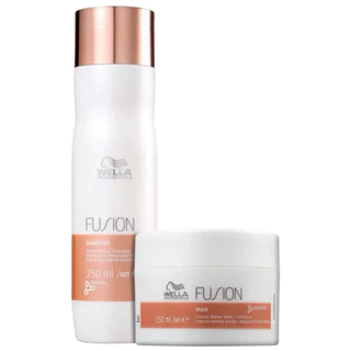 Kit Wella Professionals Fusion - Shampoo 250ml e Máscara 150ml