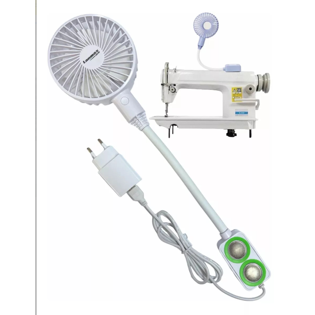 Ventilador Para Máquina De Costura 3 Velocidades Lanmax Imã