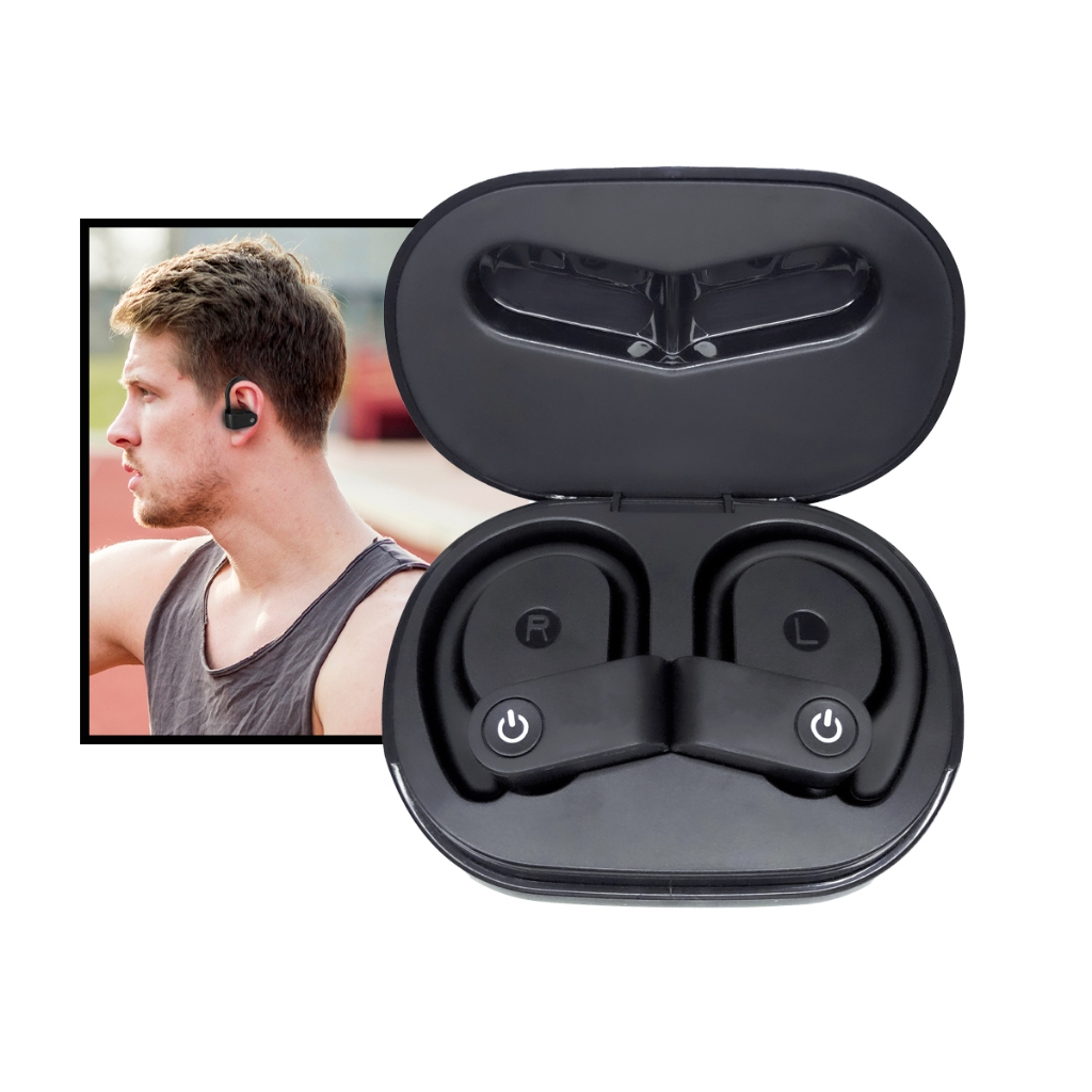 fone de ouvido bluetooth esportivo sem fio academia corrida | Shopee Brasil