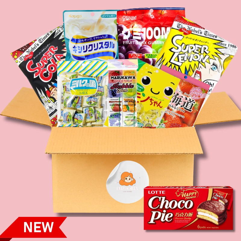 Asian Box - Doces Asiáticos - 10 unidades | Explore sabores de doces de países asiáticos e orientais