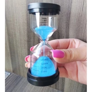 Ampulheta Tempo 30 minutos Areia Cor Decoração Retro