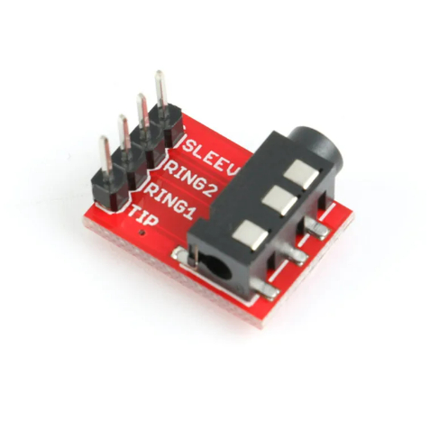 Módulo TRRS Plug Jack 3.5mm Módulo fone de ouvido para Arduino, Esp32, Esp8266, outros