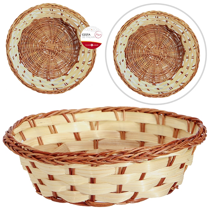 Cesta De Palha Redonda - ART HOUSE -16 cm | Shopee Brasil