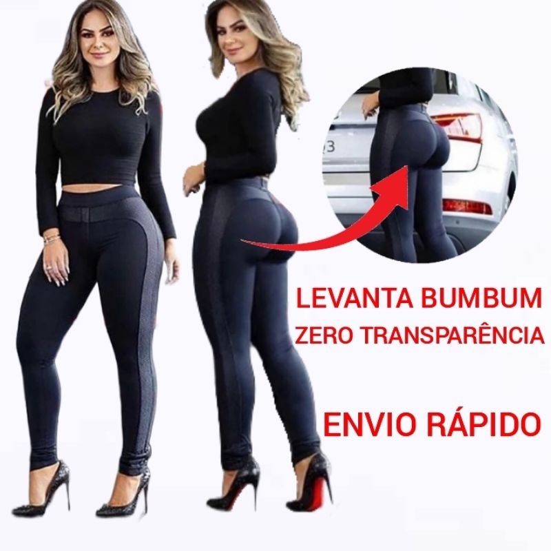 3 LEGGINS TEXTURIZADOS LEVANTA COLA