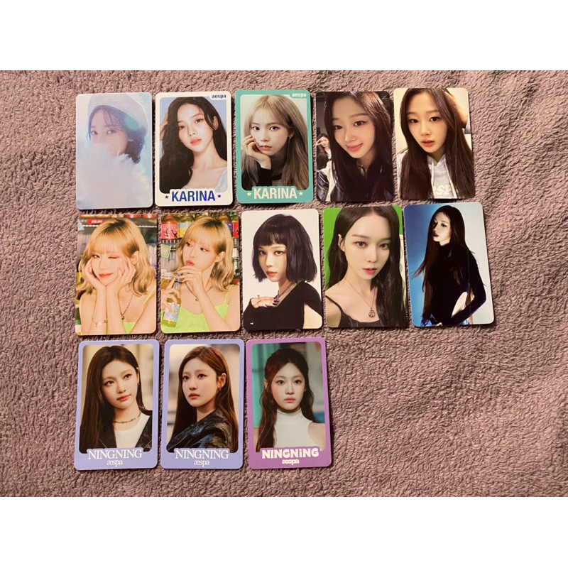 Aespa Drama PhotoCards Winter Karina Giselle Ningning Photo Cards 4 Per Set I4261726906 - Foto 4