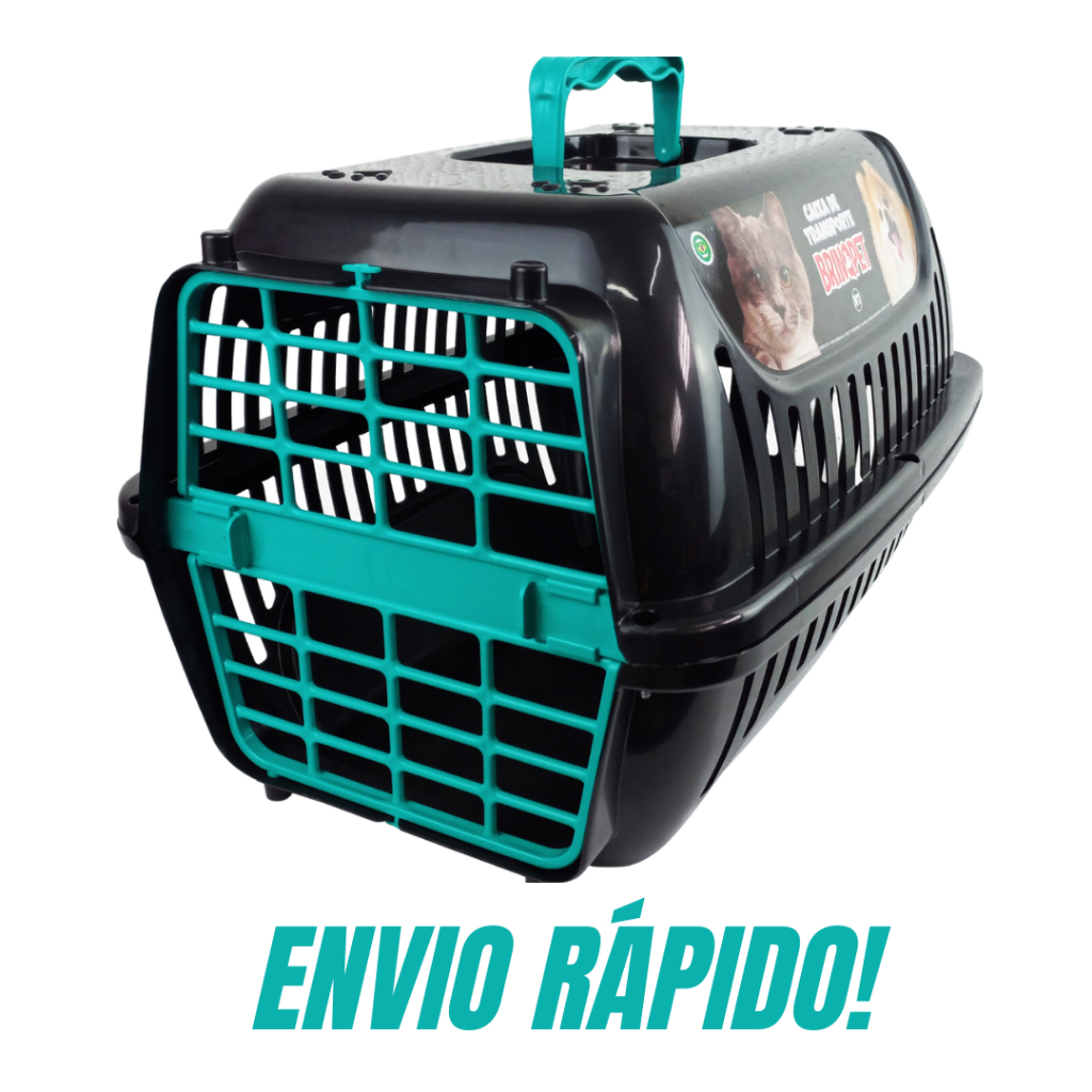 Caixa de Transporte Para Cães e Gatos N2 Verde
