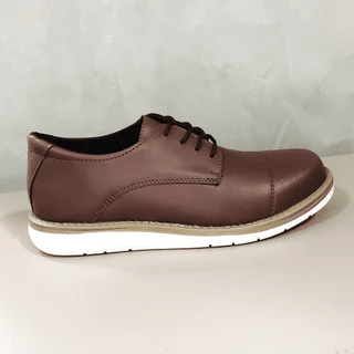 Sapato Casual Masculino Elegância e Conforto Marrom