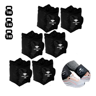 Kit 3 Pares de Caneleira de Peso Para Perna de 1kg ao 3kg Reforçada Treino Fitness Funcional Tornozeleira de Academia Profissional