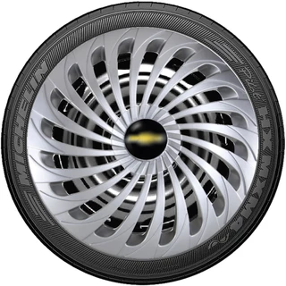 Kit 4 Carlotas Esportivas Aro 13/14 PRATA Compatível Celta Classic Corsa Wagon Meriva em Oferta na Shopee