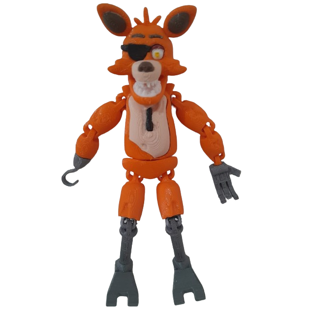 Figura de Ação Bonecos Five Nights At Freddy's Fnaf Articulado FOXY