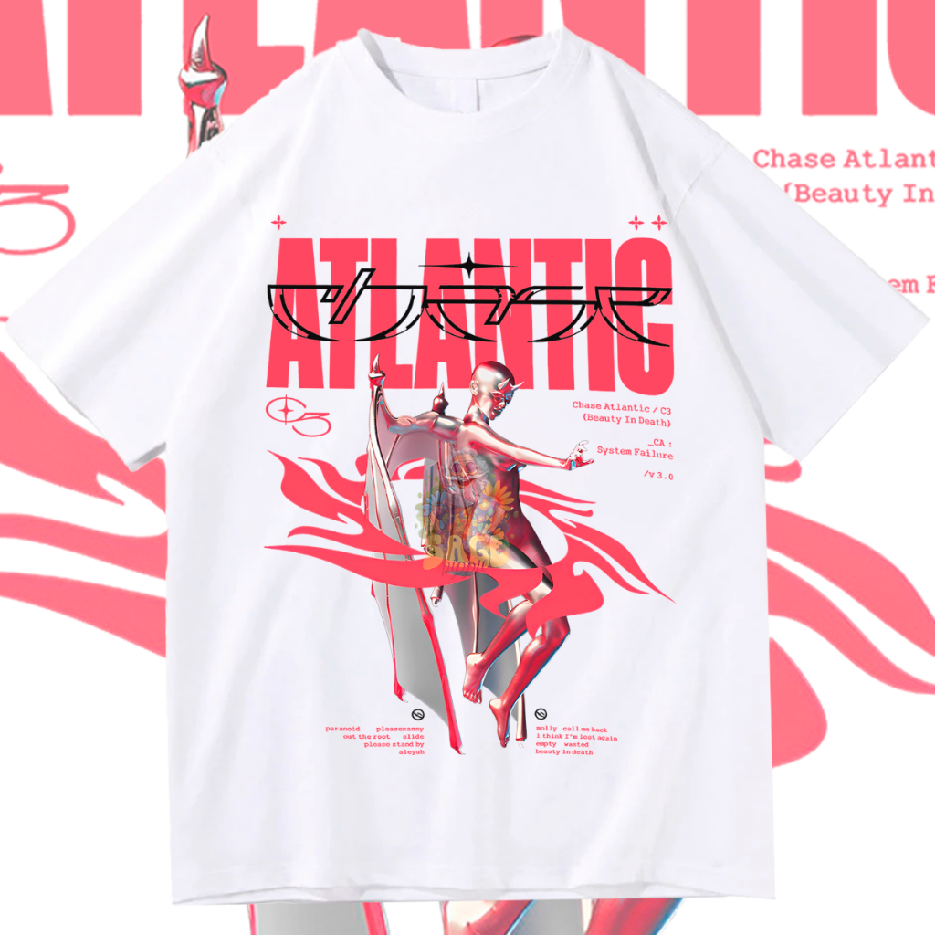 Camiseta Basica Algodao Chase Atlantic Banda Tour Beauty In Death