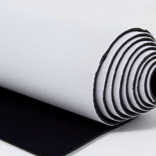 10m Tecido Malha Neoprene 2mm Branco Preto Poliéster Sublimação