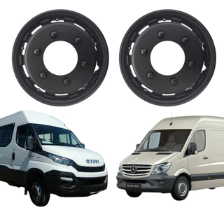 Par Calotas Preto Fosco Speedline Aro 15 Hyundai Hr