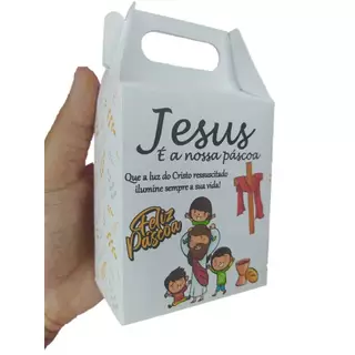 Caixinha Maletinha Páscoa Cristã Lembrancinha EMBALAGEM em Oferta na Shopee