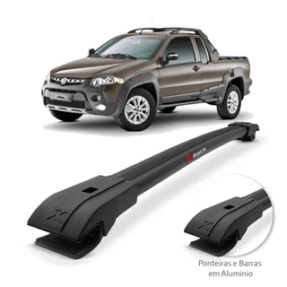 Travessa Larga Rack De Teto Bagageiro Fiat Strada Locker