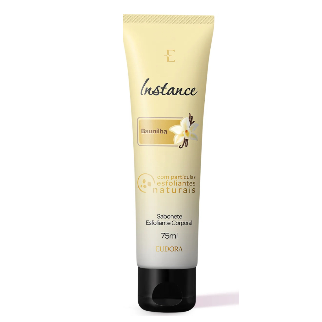 Sabonete Esfoliante Corporal Instance Baunilha 75ml Eudora | Shopee Brasil