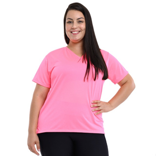 Camiseta Dry Fit Feminina Long Laine 100% Poliester Academia Corrida  Malhação 2022