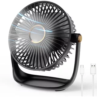 Mini Ventilador USB de mesa com Iluminação