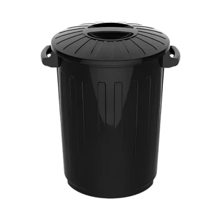 Lixeira 60 Litros Com Tampa Lixão Ideal Para Cozinhas e Comércios Cesto de lixo Grande Com Tampa