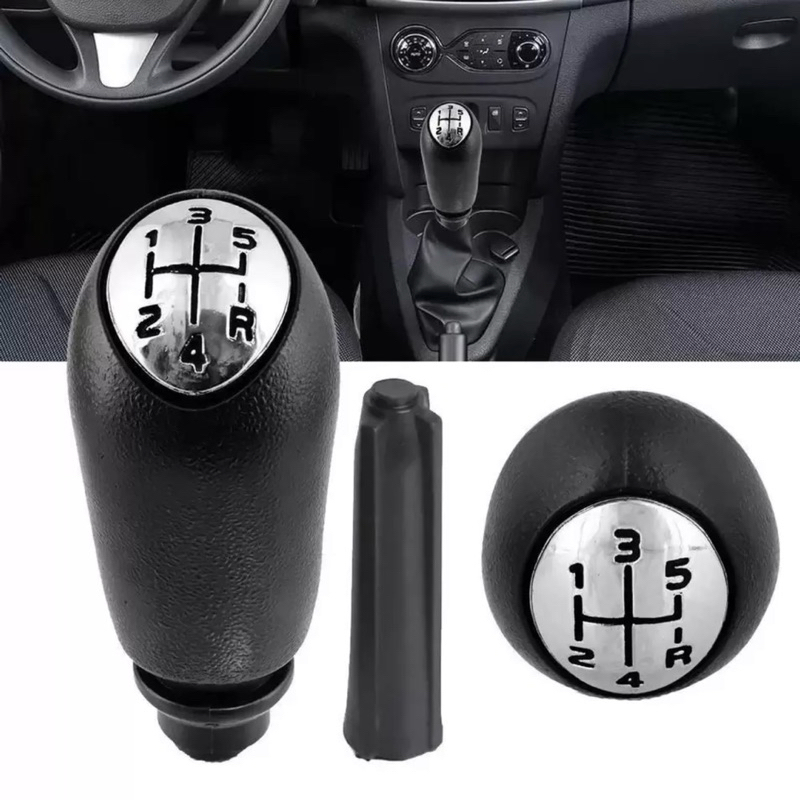 Manopla Alavanca Câmbio Bola Logan Sandero Stepway Cromo