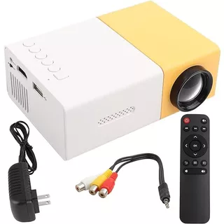 Mini Projetor Portátil Led 1080p 600 Lúmens Hdmi YG300 Cinema em Casa