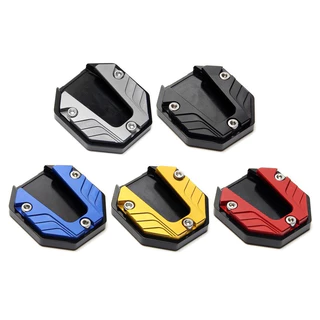 Motocicleta kickstand Extensor Pé Suporte Lateral Almofada Placa De Extensão Bicicleta