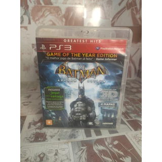 Jogo Batman Arkham Asylum - Jogo PS3 - Versão Game of The Year