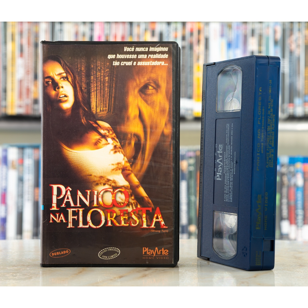 VHS Pânico Na Floresta - DUBLADO - Terror - Original - Fita De Vídeo ...