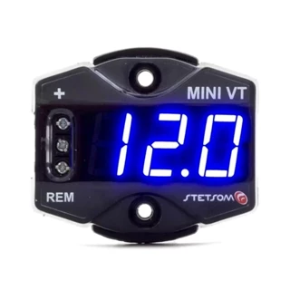 Voltimetro Stetsom Mini Vt Digital 12V Acionamento Remoto Led azul