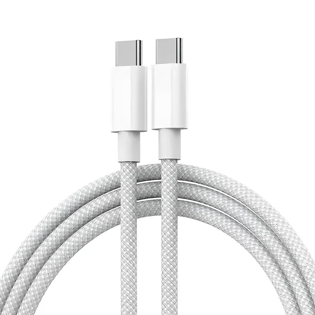 Cabo Carregador Tipo C Compativel Com Android Iphone 15 Pro Max de Carregamento Rápido USB-C