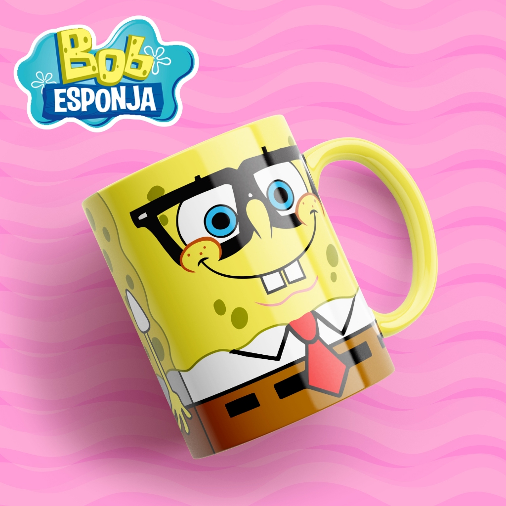 Caneca - Séries - Bob esponja Colorida