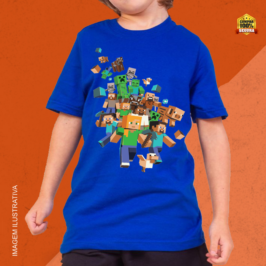 Blusas shops de minecraft