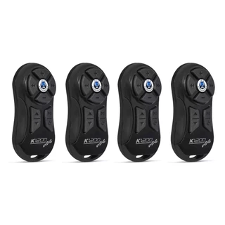 Kit Com 4 Controles Longa Distancia K1200 Jfa Avulso Preto sem central