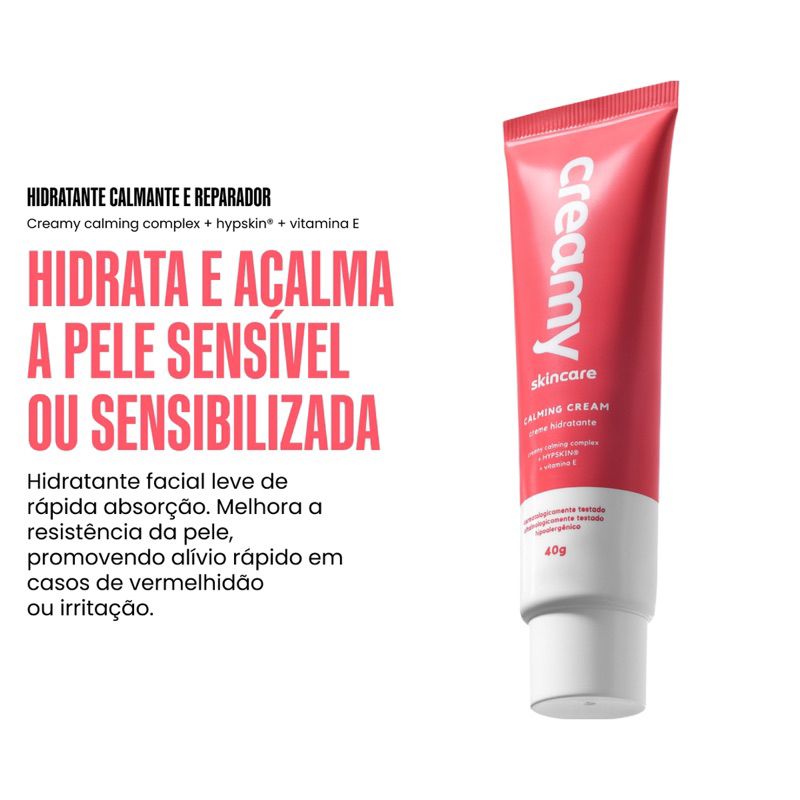 Imagem do produto Creamy skincare calming cream hidrante calmante 40g 1