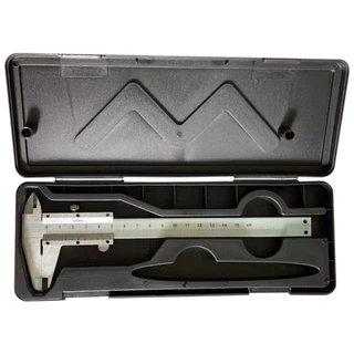 Paquimetro Analógico Manual Universal 150mm Aço Inox Com Estojo ProfissionaL