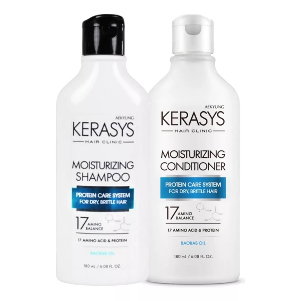Kit Kerasys Moisturizing Duo (2 Produtos) 2x180ml | Shopee Brasil